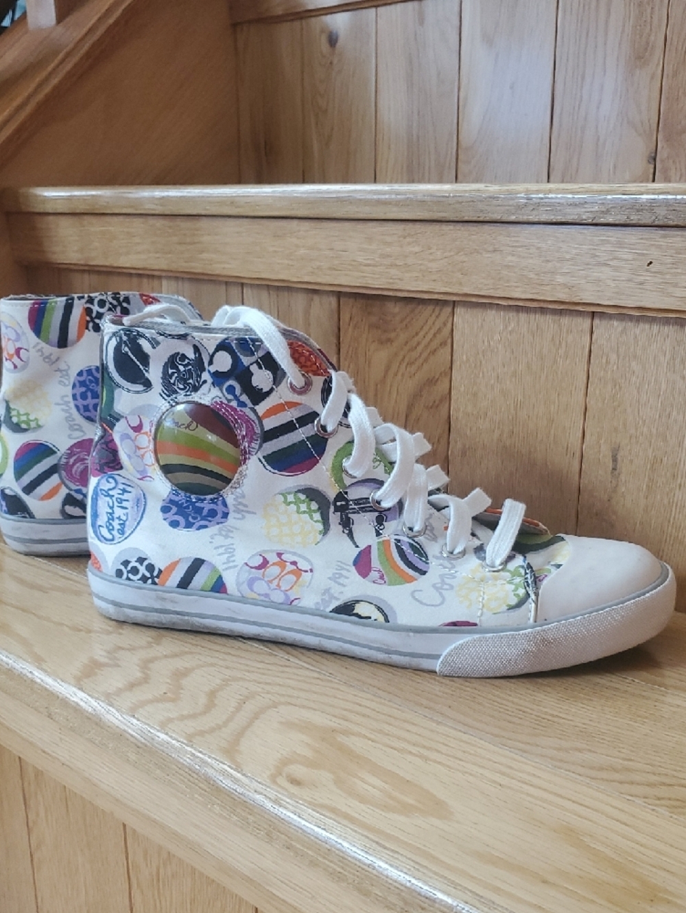 Coach Cardinal A1506 Sneakers Size 9B - Picture 2 of 7